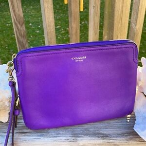 Coach Purple Wristlet